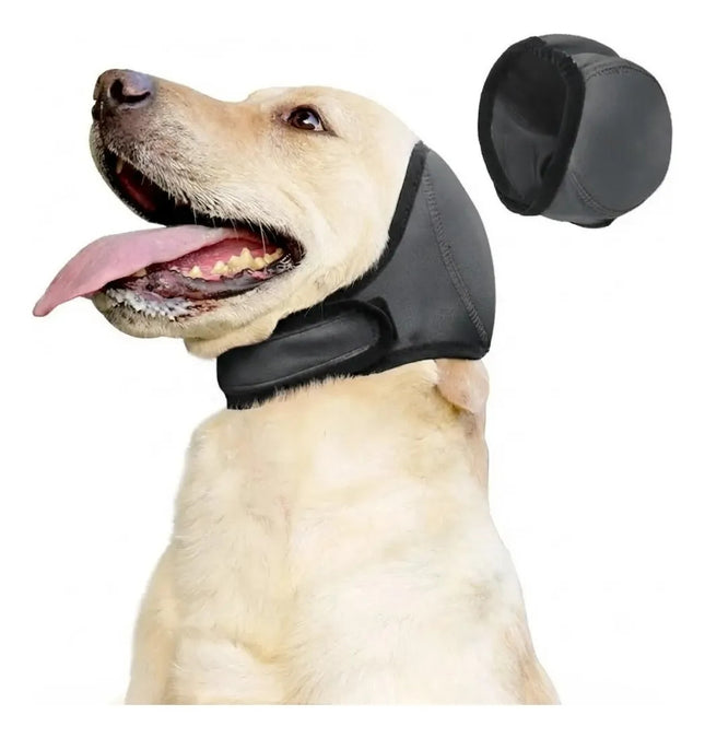 Orejeras Elasticas Perros Proteccion Ruido Capucha Baño