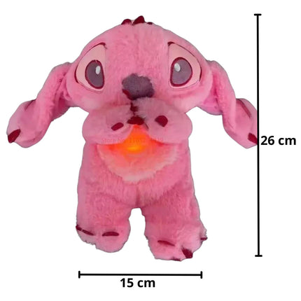 Peluche Novia Stitch Ángel Respirador Bebes Adultos Ansiedad