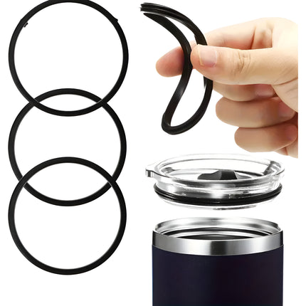 3 Anillos Empaque De Silicona Repuesto Vasos Termo Universal
