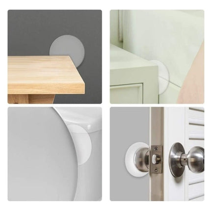 Tope De Puerta Silicona Autoadhesivo Protector De Pared 6pzs