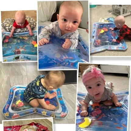 Tapete Juguete Inflable Agua Didáctico Estimulación Bebes