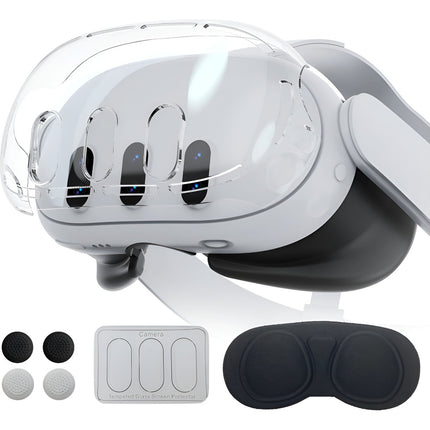 Carcasa Dura Tpu Y Cristal Templado Para Oculus Meta Quest3