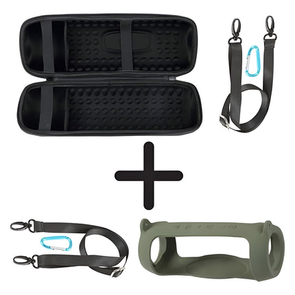 Estuche Rigido Y Funda Silicona Uso Rudo Bocina Jbl Charge 5