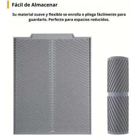 Tapete Escurridor De Platos Para Cocina Fregadero Silicona