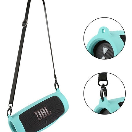 Estuche Rigido Y Funda Silicona Uso Rudo Bocina Jbl Charge 5