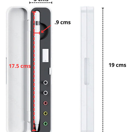 Estuche Protector Rigido Caja Almacenamiento Apple Pencil