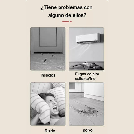 1m Guardapolvo Debajo Puerta Ancha Grande Empaque Hasta 8cm