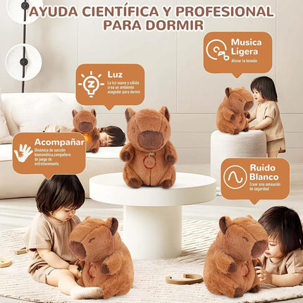 Peluche Capibara Respirador Bebes Adultos Ansiedad Dormir