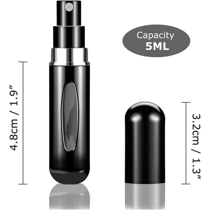 10 Pzas Botella Viaje Para Perfume Spray Recargable Portátil