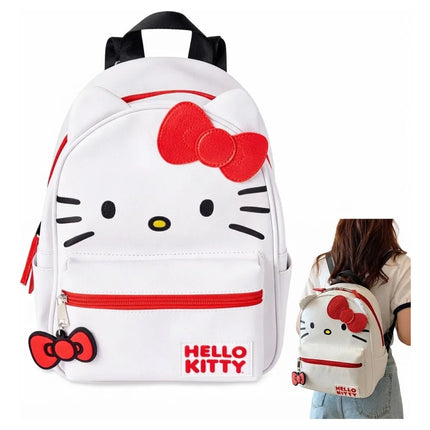 Mochila Hello Kitty Escolar Niña Mujer Regreso A Clases 35cm
