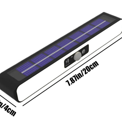 Set 2 Lámparas Led Solares Exterior Con Clip Hy 3 Modos Luz