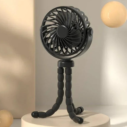 Abanico Pulpo 3 Velocidades Recargable Ventilador Portátil