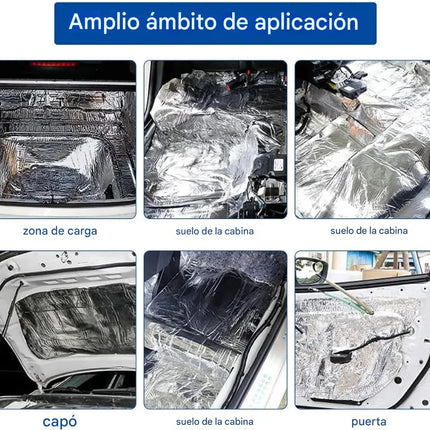 10 Pzs Almohadillas Aislantes Térmicas Acústicas Auto Carro