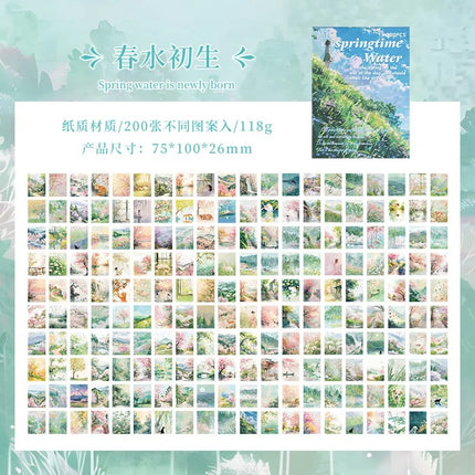 Estampas Decorativas Estaciones Journaling Scrapbook Vintaje