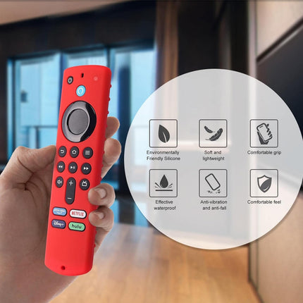 Funda Silicon Control Remoto Tv Fire Stick 4k De 3ª Gen