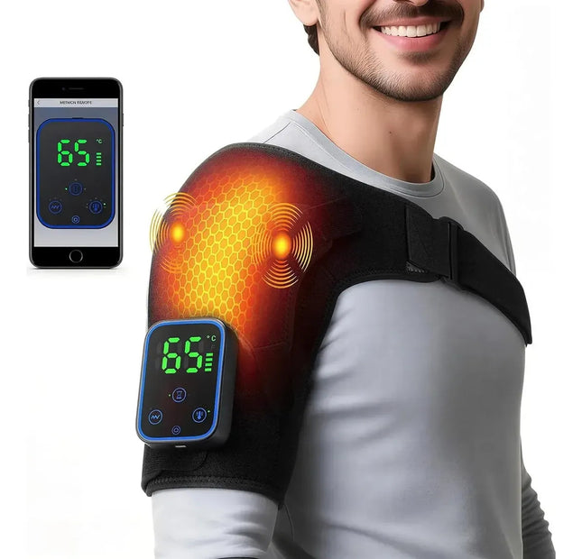 Hombrera Termica Electrica Soporte Masaje Pantalla Tactil