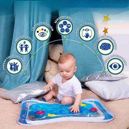 Tapete Juguete Inflable Agua Didáctico Estimulación Bebes