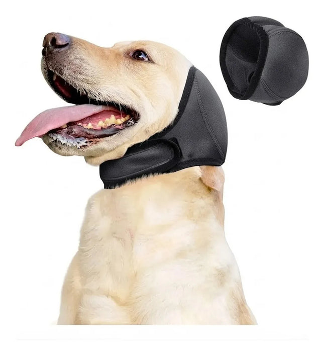 Orejeras Elasticas Perros Proteccion Ruido Capucha Baño