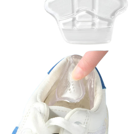 1 Par Talonera Protectora Silicona Anti Dolor Autoadhesiva