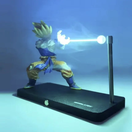 Lámpara Luz Magnetica Dragon Ball Goku Kakarotto Kamehameha