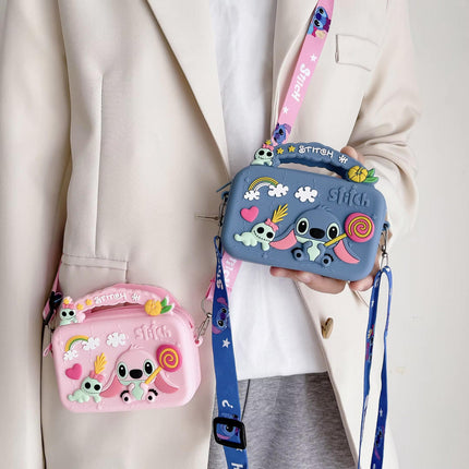 Bolso Silicona Lilo Stitch Monedero Bolsita Hombro Regalo