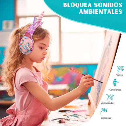 Orejeras Protector Aislante Ruido Para Niños Y Niñas Autismo