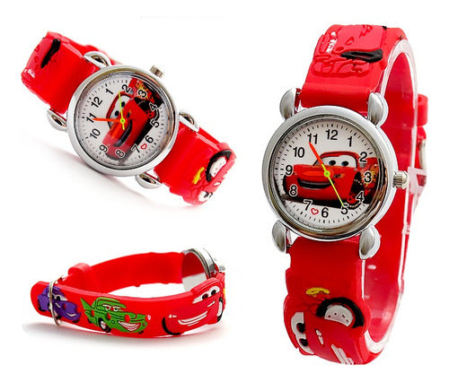Reloj Infantil Rayo Lighting Mcqueen Disney Regalo Animado