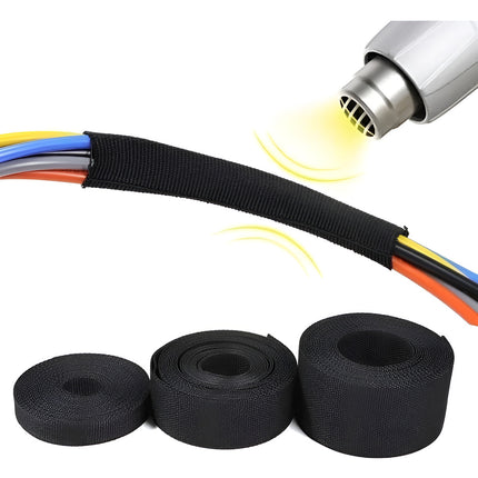 2m Forro Trenzado Termoretráctil Encogible 4mm Para Cable