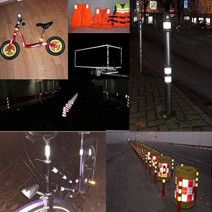 1 M Cinta Reflectante Autoadhesiva Seguridad Autos Camión