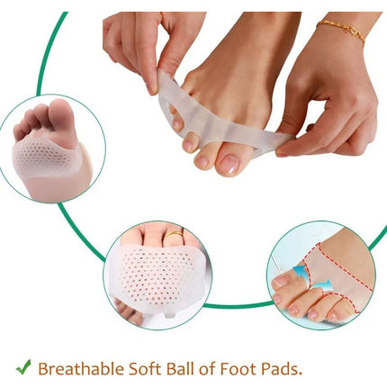 2 Plantillas De Gel Planta De Pie Almohadilla Zapato Confort