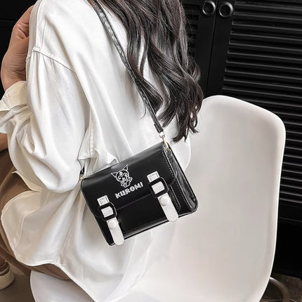 Bolso De Mano Kuromi, Bolso Negro Kawaii Cute