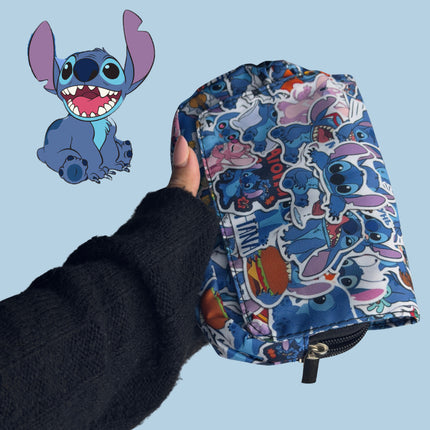 Lapicera Escolar Cosmetiquera Neceser Lilo Y Stitch Y Angel