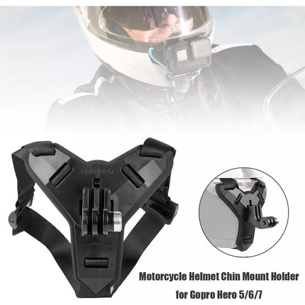 Soporte Para Gopro Casco De Motocicleta Montaje Con Correa