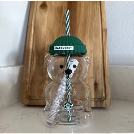 Vaso Osito Oso Plástico Taza Viral Para Bebida Café Generico