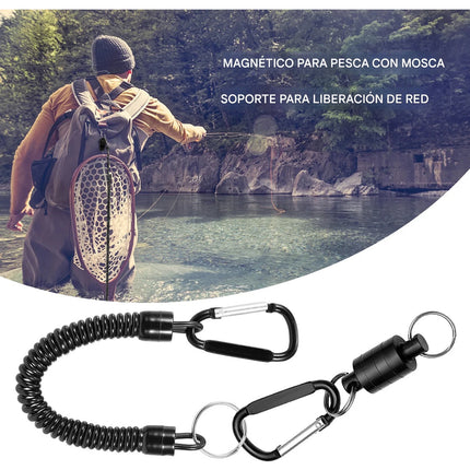 Cordón Elástico Liberación Rápida Magnética Pesca Casa Hook