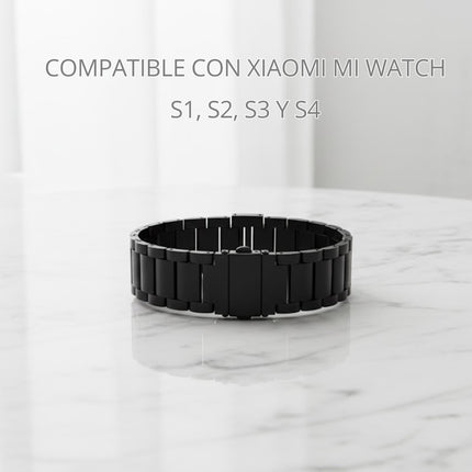 Correa Acero Metálico Para Xiaomi Mi Watch S1 S2 S3 S4 22m