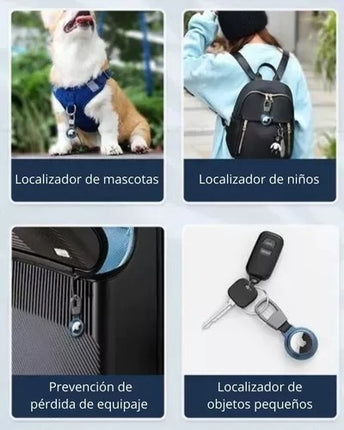 Funda Metal Uso Rudo Llavero Collar Perro Para Apple Airtags