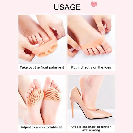 2 Plantillas De Gel Planta De Pie Almohadilla Zapato Confort