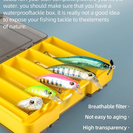 Estuche Caja Para Aparejos Señuelos Anzuelos De Pesca 12 Esp