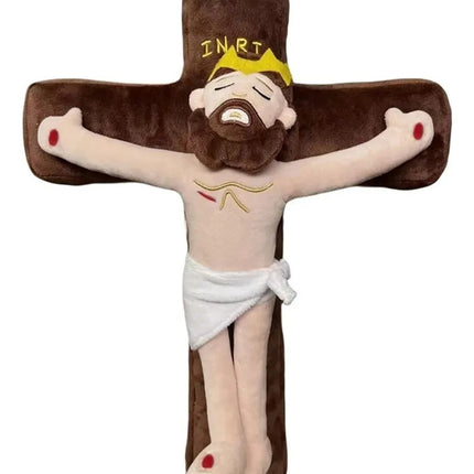 Peluche De Jesús Cristo Crucificado Cruz  Religioso Niños
