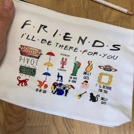 Cosmetiquera De Serie Friends Tv Bolsa Cosméticos Neceser