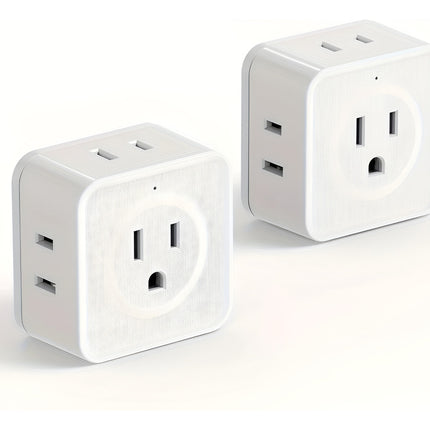 2 Enchufes Multicontacto Múltiple 5 Tomas Divisor Portátil