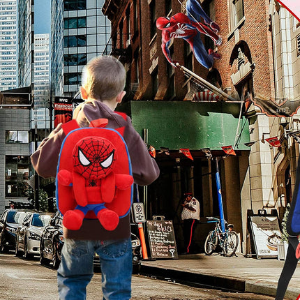 Mochila Para Niños De Spider-man Marvel Niños Con Peluche Desmontable Hombre Araña