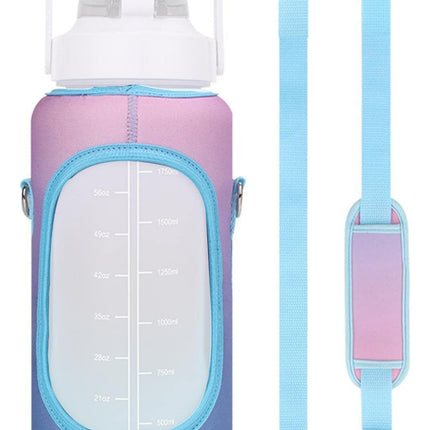Funda Bolsa Para Botella De Agua Motivacional 2l Con Correa Termo