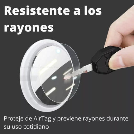 Funda Metal Uso Rudo Llavero Collar Perro Para Apple Airtags