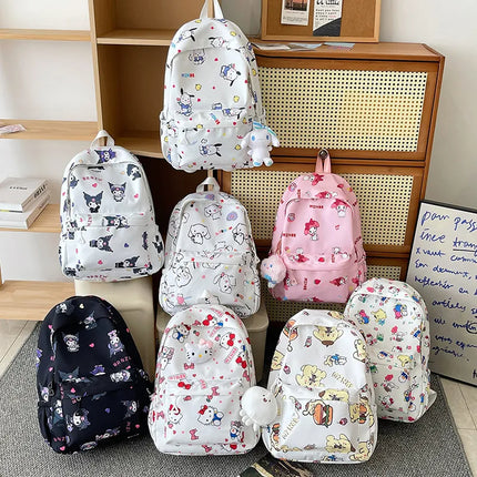 Mochila Regreso A Clases De Hello Kitty Sanrio Personajes Animados