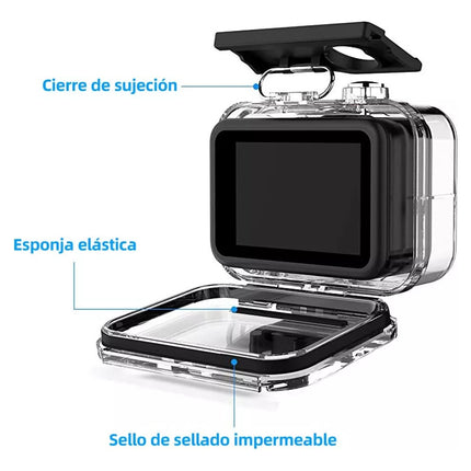 Carcasa Buceo Sumergible Waterproof Para Gopro 9 10 11 12 13