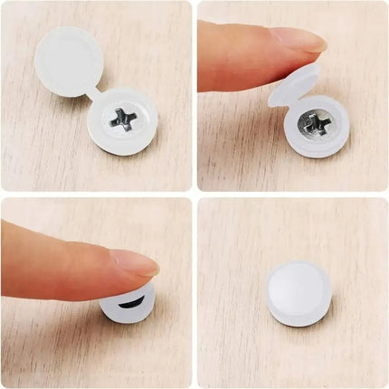 100pzas Cubiertas Para Tornillos Tuercas Clavos Decoración