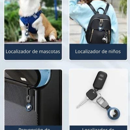 Funda Metal Uso Rudo Llavero Collar Perro Para Apple Airtags
