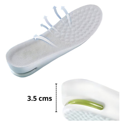Plantilla Aumento Altura 3.5 Cm Transpirable Aire Estatura